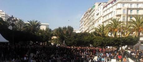 Rassemblement de solidarité avec Mohamed Dadah à Alger