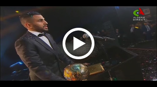 Riyad Mahrez élu Ballon D’Or Algérien 2016