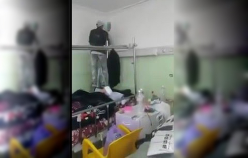 Scandale : Travaux dans un hôpital en plein salle de soins avec des patients allongés