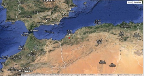 Un tremblement de terre de magnitude 2.9 à Oran