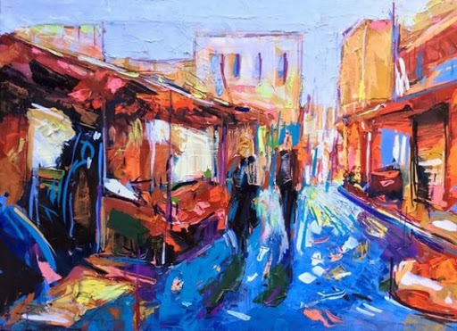 Vernissage à Alger de l&rsquo;exposition « Le bruit de la couleur » de Abdellah Belhaimer