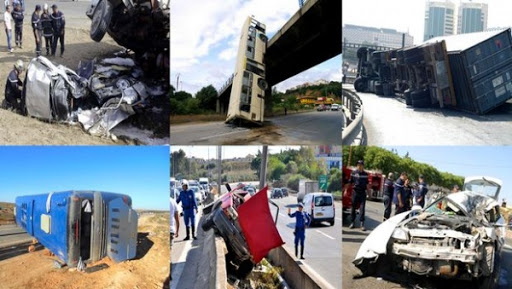 Accidents de la circulation: 64 morts et 411 blessés en une semaine