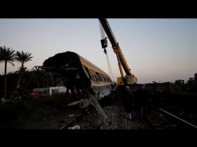 Egypte: 70 blessés dans le déraillement d&rsquo;un train