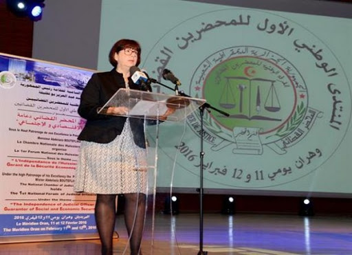 L&rsquo;huissier de justice algérien est « au coeur du dispositif de l&rsquo;Etat de droit »