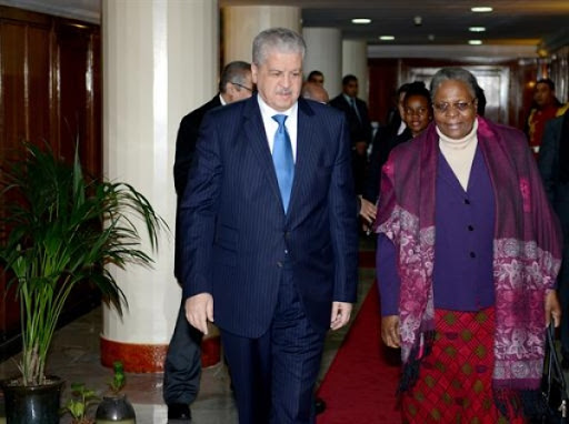 M. Sellal reçoit la vice-Premier ministre et ministre des Relations internationales de Namibie