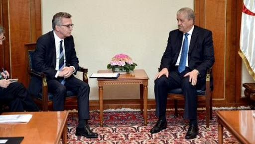 Sellal reçoit le ministre allemand de l’Intérieur