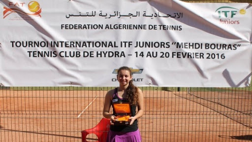 Tennis: l&rsquo;Algérienne Benkaddour remporte le tournoi international Mehdi-Bouras