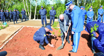 Tissemsilt : Les policiers encouragent la culture ‘’verte’’