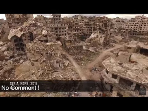 Vidéo: Homs, ville fantôme, filmée par un drône
