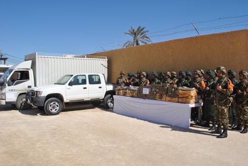 15 Marocains chargés de 625 kg de kif arrêtés par l’ANP