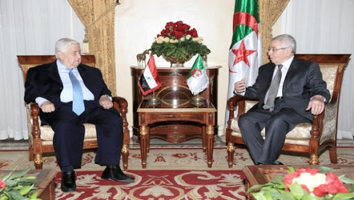 Bensalah s&rsquo;entretient avec le chef de la diplomatie syrienne