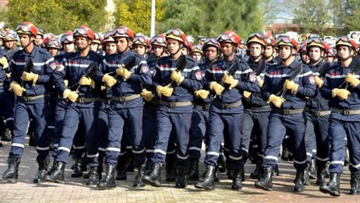 Cérémonie de sortie de nouvelles promotions de la protection civile