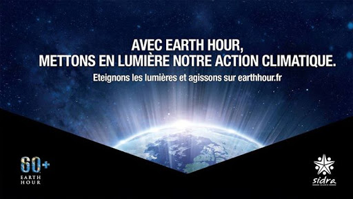 L’Algérie célèbre l’évènement planétaire Earth Hour en réduisant les lumières le samedi 19 Mars de 20h30 à 21h30
