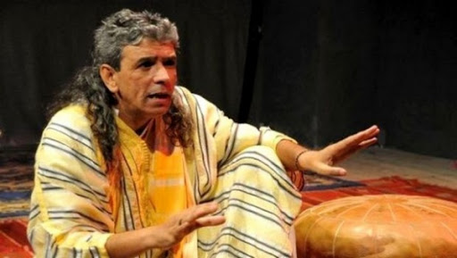 Le conteur Mahi Seddik au Festival du conte de Larache (Maroc)