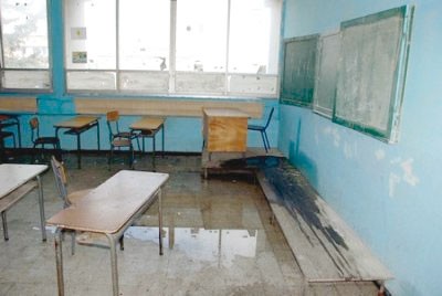 Leur construction remonte au séisme d’octobre 1980:  Les écoles en préfabriqué se dégradent