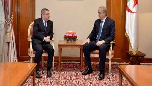 Sellal reçoit le président du Comité international olympique