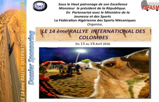 14e Rallye international féminin des Colombes du 13 au 19 avril