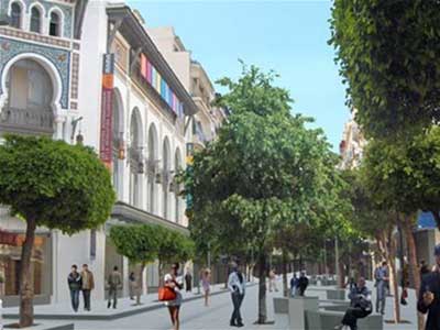 Alger Projet d’ouverture de rues piétonnes