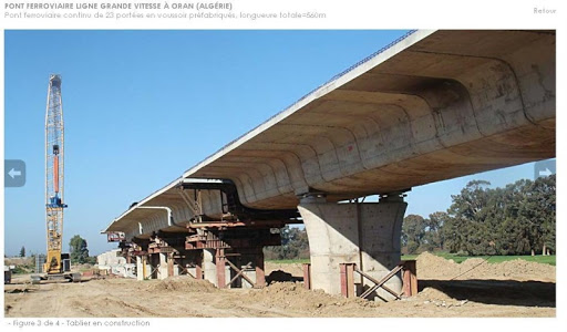 Le futur TGV Oran-Tlemcen : le taux d’avancement des travaux a atteint 65%