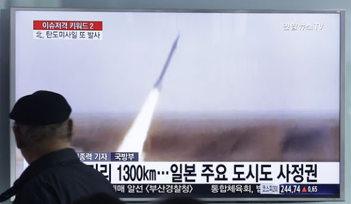 La France condamne le tir de missile de la Corée du Nord