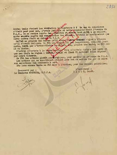 Nouvelles révélations sur Yacef Saadi : Aveux détaillés de plus de 100 pages