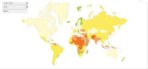 Risque politique: L&rsquo;Algérie aussi « risquée » que le Mali ou le Niger