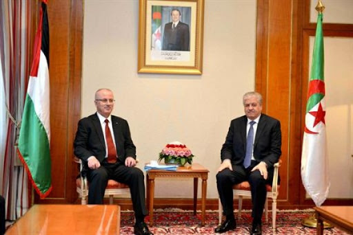 Sellal s’entretient avec le Premier ministre de l’Etat de Palestine