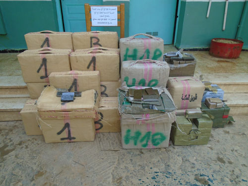 Une casemate détruite, 5 narcotrafiquants arrêtés et 15Q de kif saisis