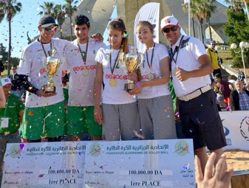 Beach-volley /Coupe d’Algérie (Finales): les soeurs Bousner et le duo Benbouali-Haddaoui vainqueurs