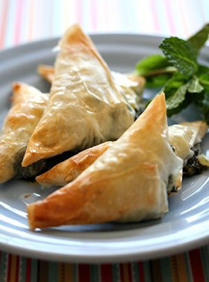 Bricks au thon et épinards