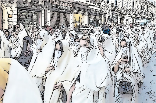 Exposition «Haïk Vibes» d’Alexandra Gillet à la galerie Sirius: La séduction à l’état pur