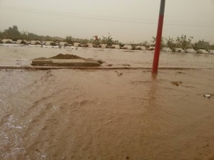 Fortes chutes de pluie à Tamanrasset