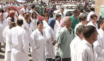 Grève dans le secteur de la santé publique: Sit-in des praticiens devant le ministère