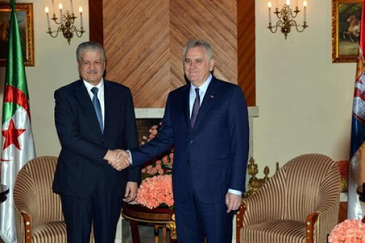 Le président de la République de Serbie reçoit Sellal