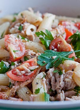 Salade de pâtes au thon
