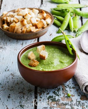 Soupe de petits pois