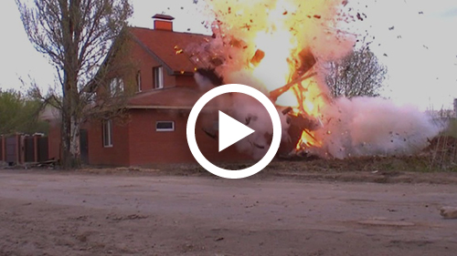 VIDEO: La police russe fait exploser une mosquée