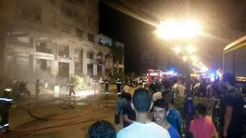 BÉJAÏA: Le feu ravage 28 magasins