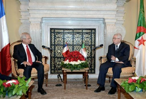 M. Bensalah reçoit le président de l&rsquo;Assemblée nationale française