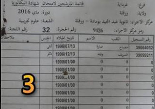 Photos. Un nouveau scandale au BAC 2016 : le fils d&rsquo;un général-major candidat VIP