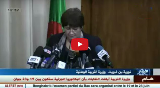 VIDEO. BAC 2016, Date, liste des matières, Enquête sur la fuite : Nouria Benghabrit assène ses vérités