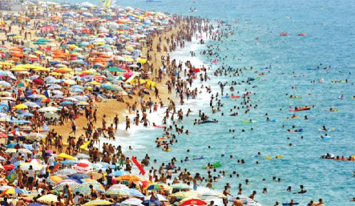 Les plages de « la coquette » font le plein