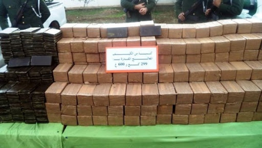 Lutte contre la criminalité: saisie de 342 kg de kif traité à Tlemcen et Mostaganem (MDN)