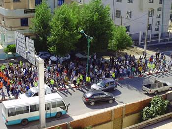 Raffour (Bouira) :Marche et protestations