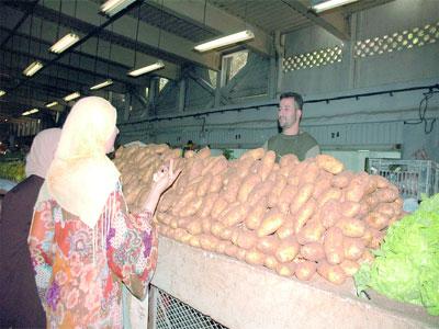 La pomme de terre est à 70 DA le kg et le chou-fleur à 110 DA