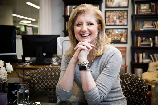 Arianna Huffington, co-fondatrice du Huffington Post quitte ses fonctions de rédactrice en chef .