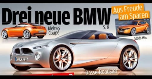 BMW Z Vision Concept sera au Salon de Francfort