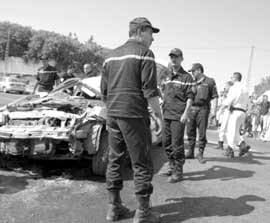 Chlef : 6 chinois meurent dans un accident de la route