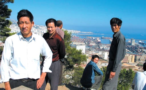 Combien de chinois vivent en Algérie ?