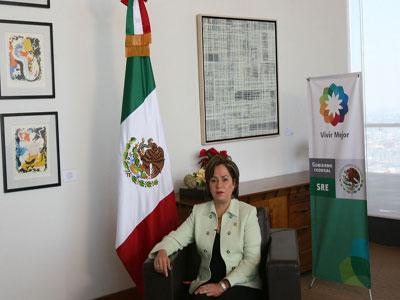 Conférence de presse de la ministre mexicaine des AE à Alger